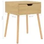 Mesita de noche madera de ingeniería roble Sonoma 40x40x56 cm de vidaXL, Mesitas de noche - Ref: Foro24-326801, Precio: 67,80...