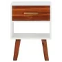 Mesitas de noche 2 uds de madera maciza acacia 40x30x57 cm de vidaXL, Mesitas de noche - Ref: Foro24-245740, Precio: 87,13 €,...