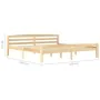 Estructura de cama de madera maciza de pino 200x200 cm de vidaXL, Camas y somieres - Ref: Foro24-322067, Precio: 108,37 €, De...