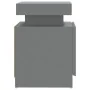 Gray engineered wood bedside table 45x35x52 cm by vidaXL, Nightstands - Ref: Foro24-326851, Price: 106,42 €, Discount: %