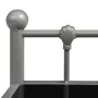 Mesita de noche metal y vidrio gris y negro 45x34,5x60,5 cm de vidaXL, Mesitas de noche - Ref: Foro24-325073, Precio: 26,54 €...