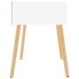Mesitas de noche 2 uds madera contrachapada blanco 40x40x56 cm de vidaXL, Mesitas de noche - Ref: Foro24-326796, Precio: 95,8...