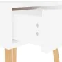 Mesitas de noche 2 uds madera contrachapada blanco 40x40x56 cm de vidaXL, Mesitas de noche - Ref: Foro24-326796, Precio: 95,8...