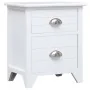 Nightstands with 2 drawers 2 units white by vidaXL, Nightstands - Ref: Foro24-242043, Price: 113,56 €, Discount: %