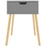 Mesitas de noche 2 uds madera de ingeniería gris 40x40x56 cm de vidaXL, Mesitas de noche - Ref: Foro24-326800, Precio: 94,91 ...