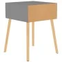 Mesitas de noche 2 uds madera de ingeniería gris 40x40x56 cm de vidaXL, Mesitas de noche - Ref: Foro24-326800, Precio: 94,91 ...
