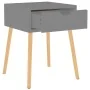 Mesitas de noche 2 uds madera de ingeniería gris 40x40x56 cm de vidaXL, Mesitas de noche - Ref: Foro24-326800, Precio: 94,91 ...
