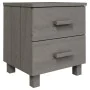 Mesitas noche 2 uds HAMAR pino macizo gris claro 40x35x44,5 cm de vidaXL, Mesitas de noche - Ref: Foro24-340411, Precio: 98,5...