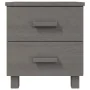 Mesitas noche 2 uds HAMAR pino macizo gris claro 40x35x44,5 cm de vidaXL, Mesitas de noche - Ref: Foro24-340411, Precio: 98,5...