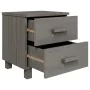 Mesitas noche 2 uds HAMAR pino macizo gris claro 40x35x44,5 cm de vidaXL, Mesitas de noche - Ref: Foro24-340411, Precio: 98,5...