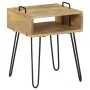 Mesita de noche de madera maciza de mango 40x34x47 cm de vidaXL, Mesitas de noche - Ref: Foro24-246019, Precio: 78,44 €, Desc...