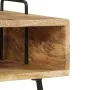 Mesita de noche de madera maciza de mango 40x34x47 cm de vidaXL, Mesitas de noche - Ref: Foro24-246019, Precio: 78,44 €, Desc...