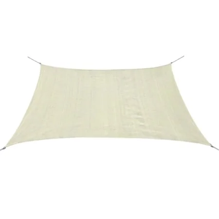 Toldo de vela cuadrado HDPE 2x2 m crema de vidaXL, Sombrillas - Ref: Foro24-43013, Precio: 17,13 €, Descuento: %