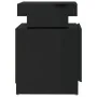 Mesita de noche madera de ingeniería negro brillo 45x35x52 cm de vidaXL, Mesitas de noche - Ref: Foro24-326856, Precio: 100,3...