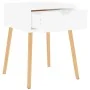 Mesitas noche 2 uds madera ingeniería blanco brillo 40x40x56 cm de vidaXL, Mesitas de noche - Ref: Foro24-326808, Precio: 114...