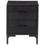 Mesita de noche madera maciza de pino negro 36x30x45 cm de vidaXL, Mesitas de noche - Ref: Foro24-349912, Precio: 87,52 €, De...