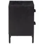 Mesita de noche madera maciza de pino negro 36x30x45 cm de vidaXL, Mesitas de noche - Ref: Foro24-349912, Precio: 87,52 €, De...