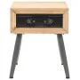 Mesita de noche de madera maciza de abeto 43x38x50 cm de vidaXL, Mesitas de noche - Ref: Foro24-245775, Precio: 62,07 €, Desc...