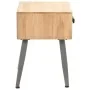 Mesita de noche de madera maciza de abeto 43x38x50 cm de vidaXL, Mesitas de noche - Ref: Foro24-245775, Precio: 62,07 €, Desc...