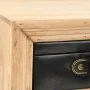 Mesita de noche de madera maciza de abeto 43x38x50 cm de vidaXL, Mesitas de noche - Ref: Foro24-245775, Precio: 62,07 €, Desc...