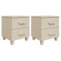 Mesitas noche 2 uds HAMAR pino macizo marrón miel 40x35x44,5 cm de vidaXL, Mesitas de noche - Ref: Foro24-340408, Precio: 79,...