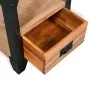 Mesitas de noche 2 uds madera maciza acacia y acero 40x30x54 cm de vidaXL, Mesitas de noche - Ref: Foro24-279100, Precio: 167...