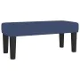Box spring bed with blue fabric mattress 90x200 cm by , Beds and slatted bases - Ref: Foro24-3136651, Price: 366,98 €, Discou...