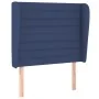 Box spring bed with blue fabric mattress 90x190 cm by , Beds and slatted bases - Ref: Foro24-3128011, Price: 349,74 €, Discou...