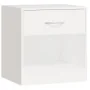 Nightstands with drawer 2 white units by vidaXL, Nightstands - Ref: Foro24-242547, Price: 53,60 €, Discount: %