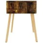 Mesita de noche madera de ingeniería roble ahumado 40x40x56 cm de vidaXL, Mesitas de noche - Ref: Foro24-326811, Precio: 41,5...