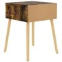 Mesita de noche madera de ingeniería roble ahumado 40x40x56 cm de vidaXL, Mesitas de noche - Ref: Foro24-326811, Precio: 41,5...