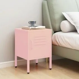 Nachttisch aus rosa Stahl 35x35x51 cm von vidaXL, Nachttische - Ref: Foro24-336211, Preis: 78,38 €, Rabatt: %