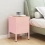 Nachttisch aus rosa Stahl 35x35x51 cm von vidaXL, Nachttische - Ref: Foro24-336211, Preis: 78,38 €, Rabatt: %