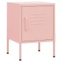 Nachttisch aus rosa Stahl 35x35x51 cm von vidaXL, Nachttische - Ref: Foro24-336211, Preis: 78,38 €, Rabatt: %