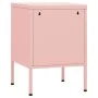 Nachttisch aus rosa Stahl 35x35x51 cm von vidaXL, Nachttische - Ref: Foro24-336211, Preis: 78,38 €, Rabatt: %