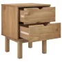 Mesita de noche OTTA madera maciza de pino 45x39x57 cm de vidaXL, Mesitas de noche - Ref: Foro24-348576, Precio: 84,58 €, Des...