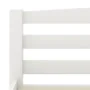 Estructura de cama de madera maciza de pino blanca 100x200 cm de vidaXL, Camas y somieres - Ref: Foro24-322069, Precio: 142,9...