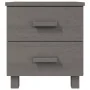Mesita de noche HAMAR pino macizo gris claro 40x35x44,5 cm de vidaXL, Mesitas de noche - Ref: Foro24-340407, Precio: 44,78 €,...