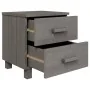 Mesita de noche HAMAR pino macizo gris claro 40x35x44,5 cm de vidaXL, Mesitas de noche - Ref: Foro24-340407, Precio: 44,78 €,...