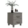 Mesita de noche HAMAR pino macizo gris claro 40x35x44,5 cm de vidaXL, Mesitas de noche - Ref: Foro24-340407, Precio: 44,78 €,...