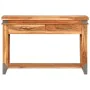 Mesa consola de madera maciza de acacia 110x34x74 cm de vidaXL, Mesitas de noche - Ref: Foro24-338469, Precio: 150,84 €, Desc...