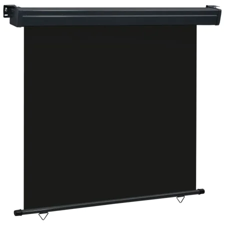 Toldo lateral de balcón negro 160x250 cm de , Sombrillas - Ref: Foro24-48430, Precio: 64,26 €, Descuento: %
