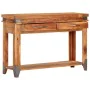 Mesa consola de madera maciza de acacia 110x34x74 cm de vidaXL, Mesitas de noche - Ref: Foro24-338469, Precio: 150,84 €, Desc...