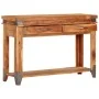 Solid acacia wood console table 110x34x74 cm by vidaXL, Nightstands - Ref: Foro24-338469, Price: 150,84 €, Discount: %