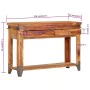Mesa consola de madera maciza de acacia 110x34x74 cm de vidaXL, Mesitas de noche - Ref: Foro24-338469, Precio: 150,84 €, Desc...