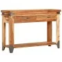 Solid acacia wood console table 110x34x74 cm by vidaXL, Nightstands - Ref: Foro24-338469, Price: 150,84 €, Discount: %