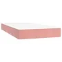 Box spring bed with pink velvet mattress 80x200 cm by , Beds and slatted bases - Ref: Foro24-3142994, Price: 326,85 €, Discou...