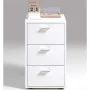 FMD Mesita de noche con 3 cajones blanco de FMD, Mesitas de noche - Ref: Foro24-428802, Precio: 129,54 €, Descuento: %