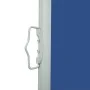 Toldo lateral retráctil para patio azul 600x160 cm de , Sombrillas - Ref: Foro24-313377, Precio: 87,00 €, Descuento: %