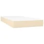 Box spring bed with cream fabric mattress 90x200 cm by , Beds and slatted bases - Ref: Foro24-3127938, Price: 332,91 €, Disco...
